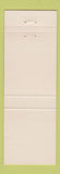 Matchbook Cover - Silver Grove Motors KY YELLOW