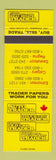 Matchbook Cover - Auto Trader Used Cars Newspaper Edmonton Calgary AB