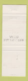 Matchbook Cover - Pacesetter Auto Chesterton IN NEON GREEN