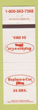 Matchbook Cover - Replace a Car Canada