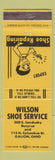 Matchbook Cover - Wilson Shoe Service Galion OH WEAR