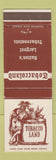 Matchbook Cover - Tobacco Land