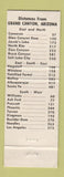 Matchbook Cover - Verkamp's Grand Canyon National Park AZ Indian Crafts WEAR