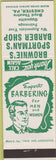 Matchbook Cover - Brownie's Sportman's Barber Shop Chester PA