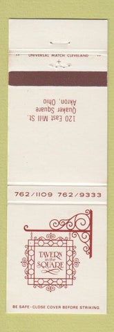 Matchbook Cover - Tavern on the Square Akron OH
