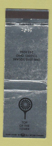 Matchbook Cover - Top of the Tower Toledo OH WEAR
