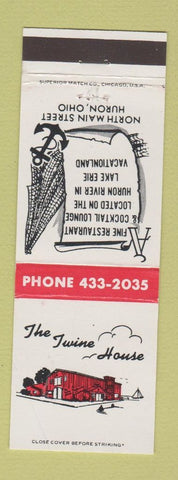 Matchbook Cover - The Twine House Huron OH