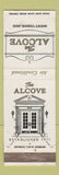 Matchbook Cover - The Alcove Mount Vernon OH WEAR