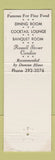 Matchbook Cover - The Alcove Mount Vernon OH WEAR