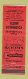 Matchbook Cover - Colonnade Motel Portville NY ORANGE
