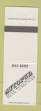 Matchbook Cover - Autopub GM Building New York City