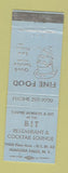 Matchbook Cover - Bit Restaurant Niagara Falls NY