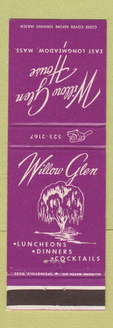 Matchbook Cover - Willow Glen House East Longmeadow MA