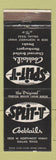 Matchbook Cover - Split T Cocktails Dallas TX football