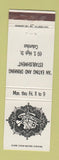 Matchbook Cover - San Francisco Annex Columbus OH