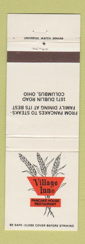 Matchbook Cover - Village Inn Pancake House Columbus OH