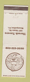 Matchbook Cover - Thrush Tavern Montpelier VT WEAR