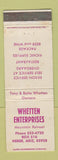Matchbook Cover - Whetten Enterprises Heber AZ WEAR