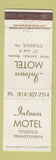 Matchbook Cover - Intown Motel Titusville PA WEAR