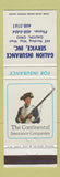 Matchbook Cover - Continental Insurance Company Galion OH