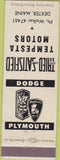 Matchbook Cover - Old South Mountain Inn Boonsboro MD