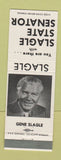 Matchbook Cover - Gene Slagle State Senator Election OH Ohio