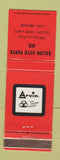Matchbook Cover - Arvin Mufflers Galion Auto Parts OH WEAR