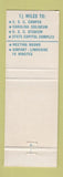 Matchbook Cover - The Tremont Motor Inn Columbia SC
