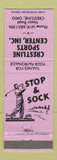 Matchbook Cover - Crestline Sports Center OH golfing PINK
