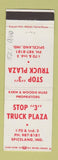 Matchbook Cover - Stop 3 Truck Plaza oil gas Spiceland IN WRITING