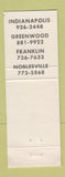 Matchbook Cover - Ray Crawford Salon Indianapolis Greenwood Noblesville IN