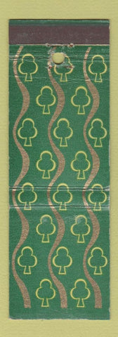 Matchbook Cover - Barker Monogram of San Francisco CA Shamrocks WEAR
