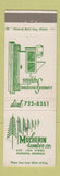 Matchbook Cover - Mulherin Lumber Augusta GA