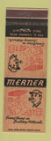 Matchbook Cover - Merner Lumber Palo Alto CA
