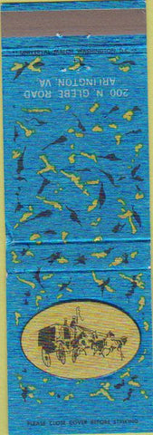 Matchbook Cover - The Coachman Restaurant Arlington VA