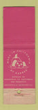 Matchbook Cover - Barker Monogram of San Francisco CA Diamonds