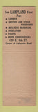 Matchbook Cover - Lampland Lumber St Paul MN