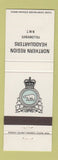 Matchbook Cover - Northern Region Headquarters Yellowknift NWT Canada Military