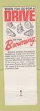 Matchbook Cover - Browning Bearings Dothan AL