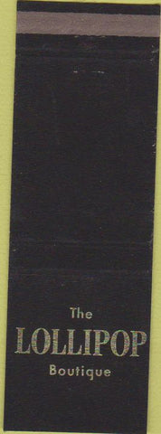 Matchbook Cover - The Lollipop Boutique Bruxelles Belgium
