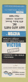 Matchbook Cover - Victor Gaskets seals Baby Auto Parts Joliette QC