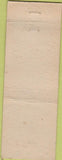 Matchbook Cover - Union Depot Cafe Atlantic IA hillbilly