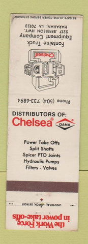 Matchbook Cover - Chelsea Auto Parts Fontaine Truck Equipment Harahan LA