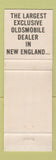 Matchbook Cover - Pepi's Ideal Olsmobile Medford MA WEAR