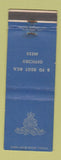 Matchbook Cover - 8 FD Regt RAC Officers Mess Canada Military WEAR