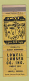 Matchbook Cover - Lowell Lumber IN WEAR