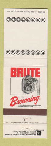Matchbook Cover - Browning Gearing Nashville KY