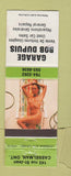 Matchbook Cover - Garage Bob Dupuis used cars Casselman ON pinup WEAR