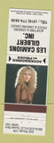 Matchbook Cover - Les Camions Gilbert Beauceville QC pinup