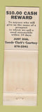 Matchbook Cover - Swede Clark's Used Cars Rockford IL WORN